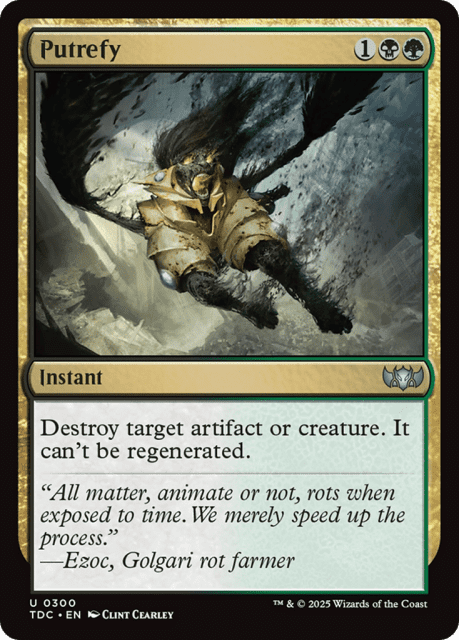 Putrefy (300) — Tarkir: Dragonstorm Commander