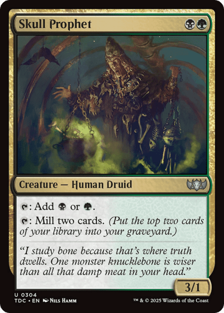 Skull Prophet (304) — Tarkir: Dragonstorm Commander