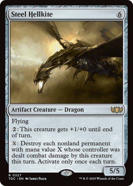Steel Hellkite (327) — Tarkir: Dragonstorm Commander