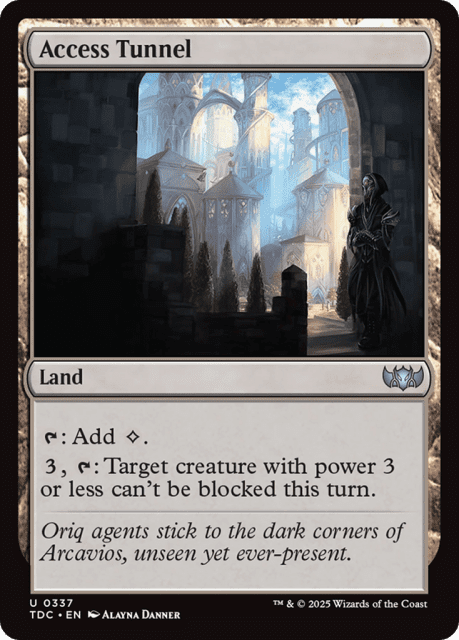 Access Tunnel (337) — Tarkir: Dragonstorm Commander