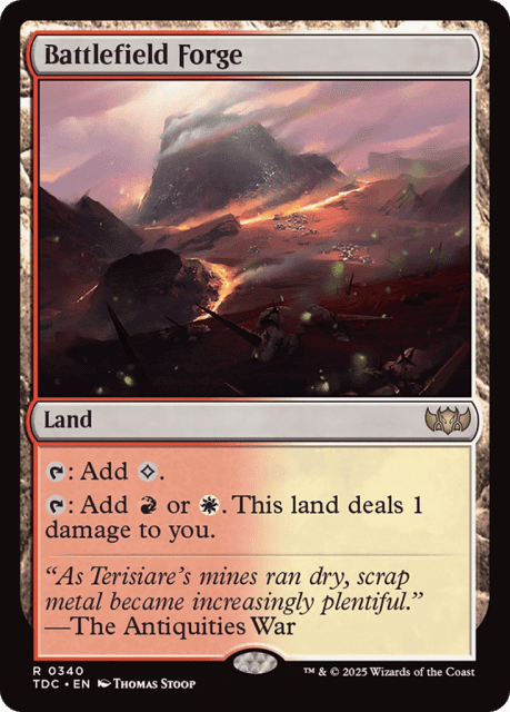 Battlefield Forge (340) — Tarkir: Dragonstorm Commander