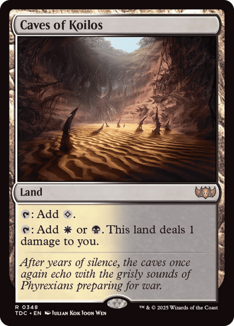 Caves of Koilos (348) — Tarkir: Dragonstorm Commander