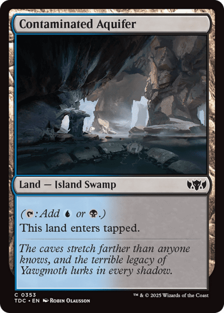 Contaminated Aquifer (353) — Tarkir: Dragonstorm Commander