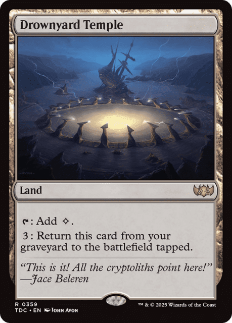 Drownyard Temple (359) — Tarkir: Dragonstorm Commander