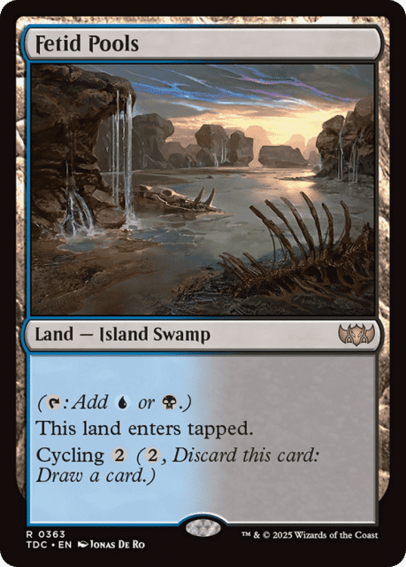 Fetid Pools (363) — Tarkir: Dragonstorm Commander