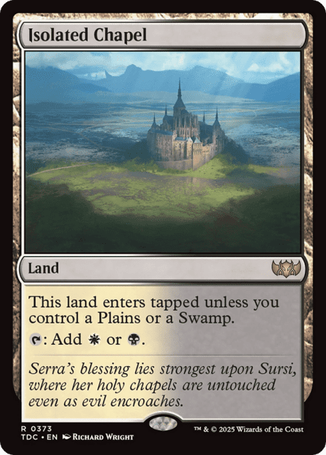 Isolated Chapel (373) — Tarkir: Dragonstorm Commander