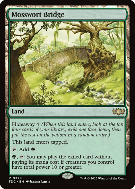 Mosswort Bridge (379) — Tarkir: Dragonstorm Commander