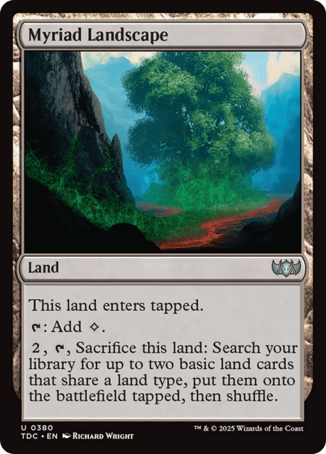 Myriad Landscape (380) — Tarkir: Dragonstorm Commander