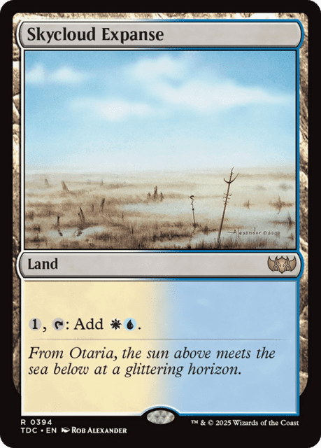 Skycloud Expanse (394) — Tarkir: Dragonstorm Commander