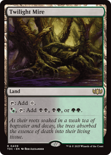 Twilight Mire (409) — Tarkir: Dragonstorm Commander