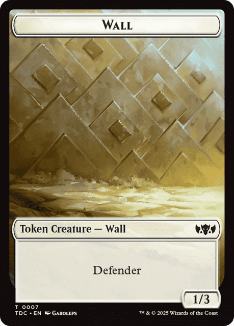 Wall (7) — Tarkir: Dragonstorm Commander