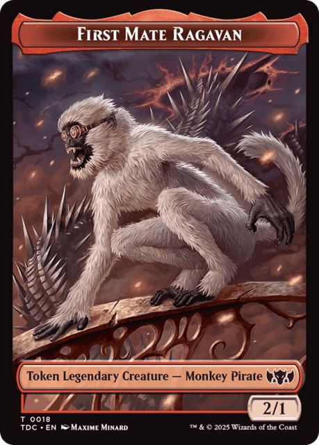 First Mate Ragavan (18) — Tarkir: Dragonstorm Commander
