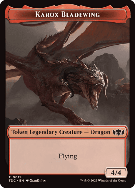 Karox Bladewing (19) — Tarkir: Dragonstorm Commander