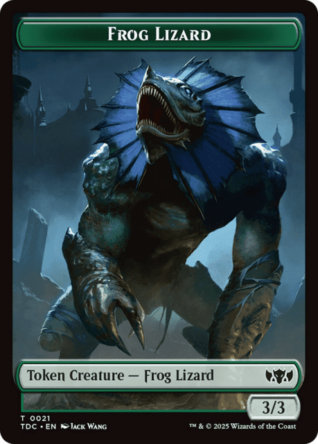 Frog Lizard (21) — Tarkir: Dragonstorm Commander