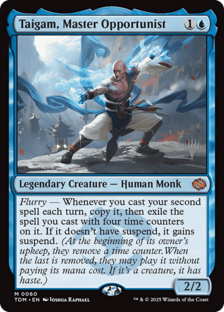 Taigam, Master Opportunist (60) — Tarkir: Dragonstorm Promos
