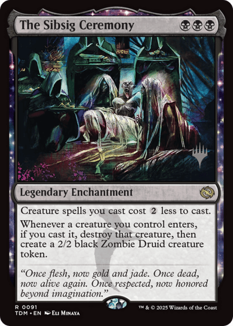 The Sibsig Ceremony (91) — Tarkir: Dragonstorm Promos