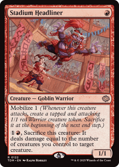Stadium Headliner (122) — Tarkir: Dragonstorm Promos