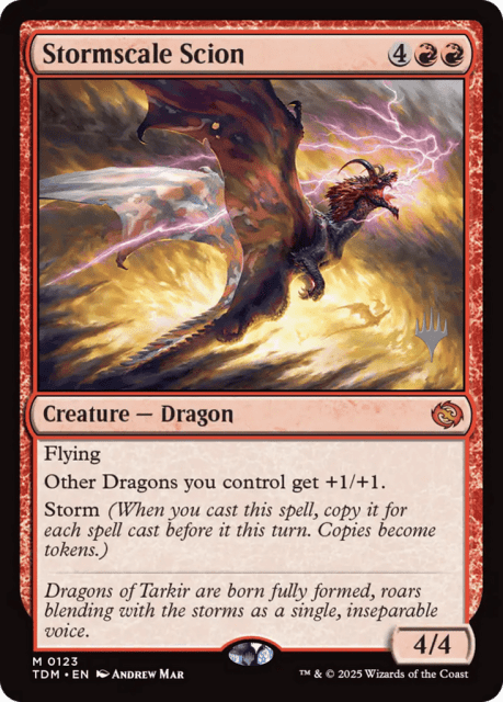 Stormscale Scion (123) — Tarkir: Dragonstorm Promos