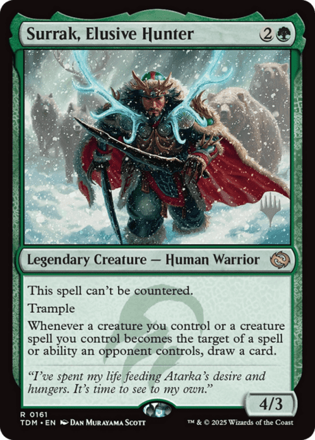 Surrak, Elusive Hunter (161) — Tarkir: Dragonstorm Promos