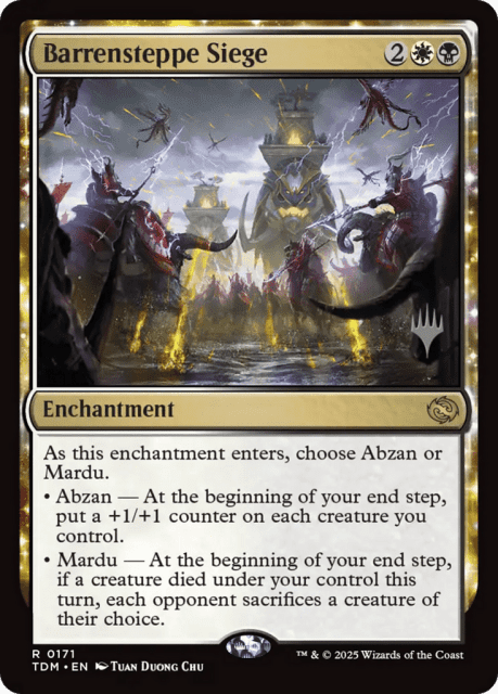 Barrensteppe Siege (171) — Tarkir: Dragonstorm Promos