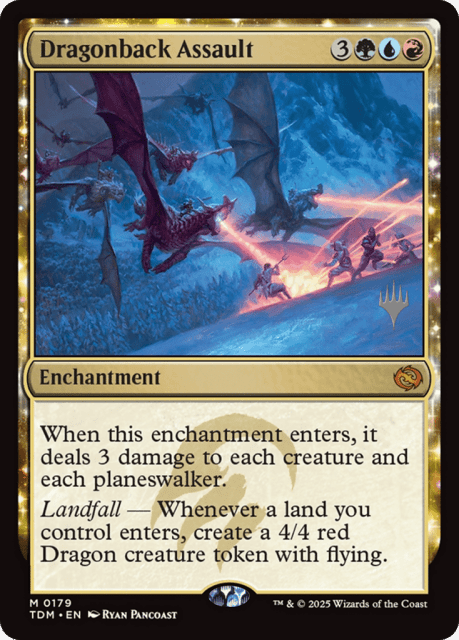 Dragonback Assault (179) — Tarkir: Dragonstorm Promos