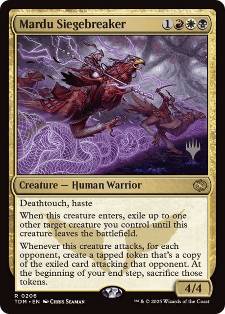 Mardu Siegebreaker (206) — Tarkir: Dragonstorm Promos