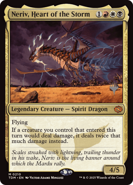 Neriv, Heart of the Storm (210) — Tarkir: Dragonstorm Promos