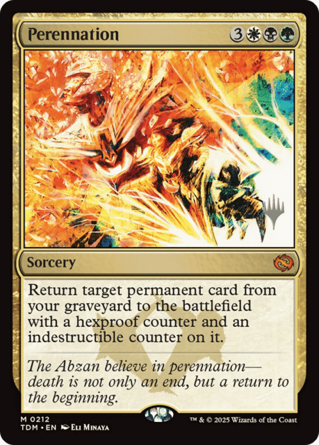 Perennation (212) — Tarkir: Dragonstorm Promos