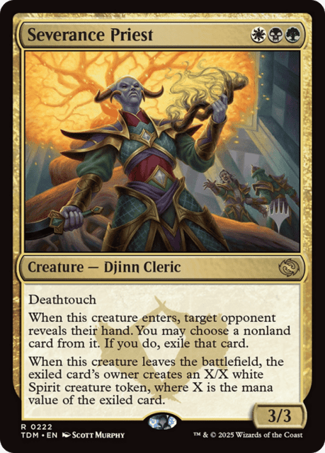 Severance Priest (222) — Tarkir: Dragonstorm Promos