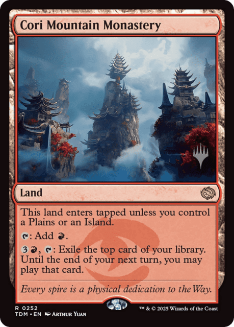 Cori Mountain Monastery (252) — Tarkir: Dragonstorm Promos