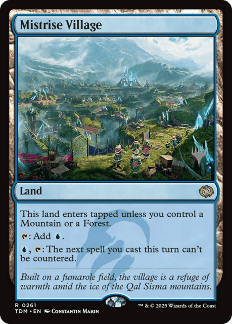 Mistrise Village (261) — Tarkir: Dragonstorm Promos