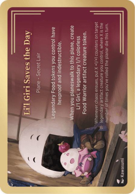 Li'l Giri Saves the Day (6) — Secret Lair Showcase Planes