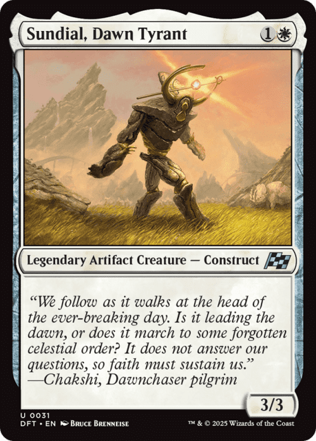 Sundial, Dawn Tyrant (31) — Aetherdrift