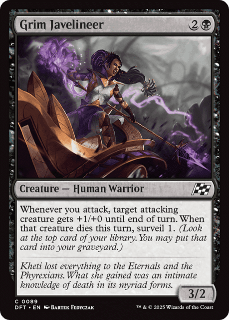 Grim Javelineer (89) — Aetherdrift