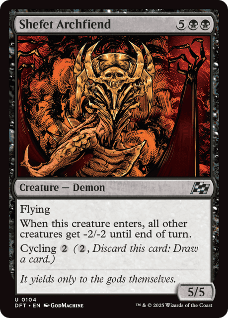 Shefet Archfiend (104) — Aetherdrift