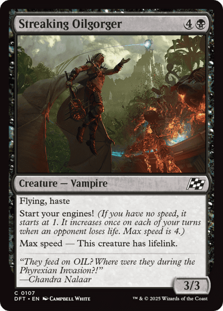 Streaking Oilgorger (107) — Aetherdrift
