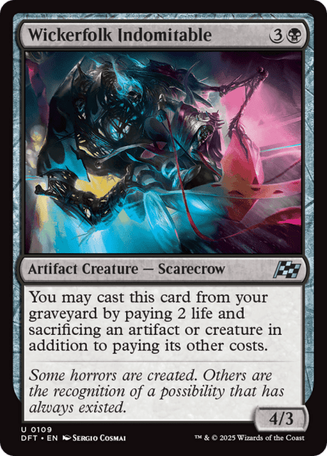 Wickerfolk Indomitable (109) — Aetherdrift