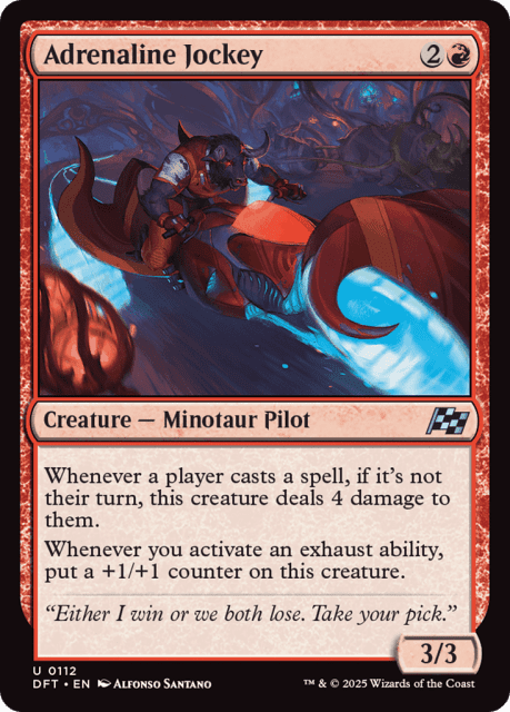 Adrenaline Jockey (112) — Aetherdrift