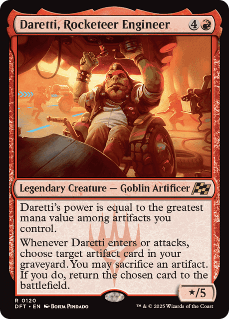Daretti, Rocketeer Engineer (120) — Aetherdrift