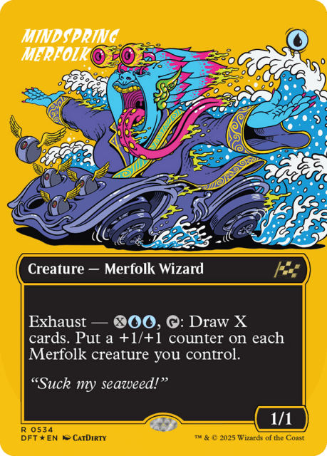 Mindspring Merfolk (534) — Aetherdrift