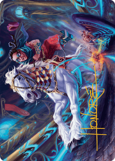 Gilded Ghoda (34) — Aetherdrift Art Series