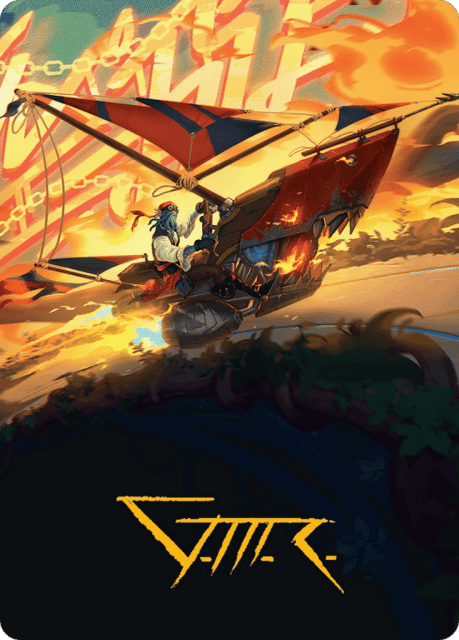 Boosted Sloop (47) — Aetherdrift Art Series