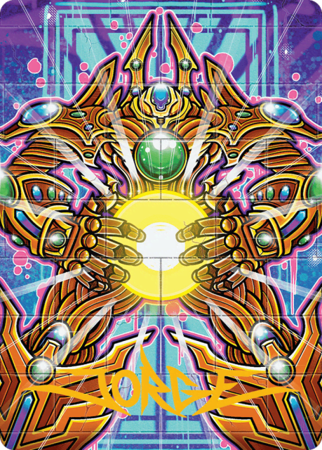 Brightglass Gearhulk (53) — Aetherdrift Art Series