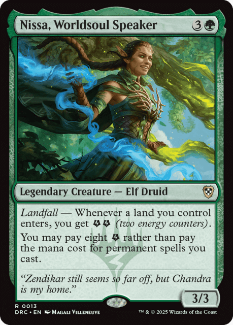 Nissa, Worldsoul Speaker (13) — Aetherdrift Commander