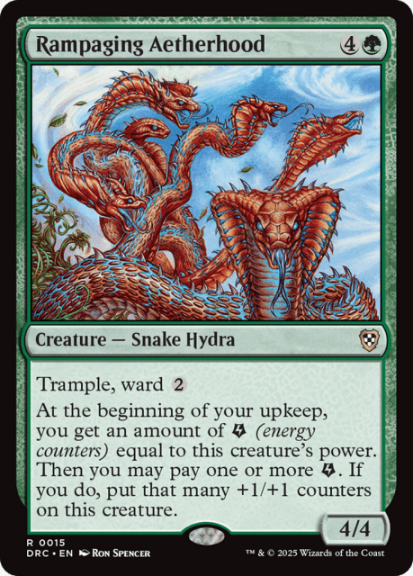 Rampaging Aetherhood (15) — Aetherdrift Commander
