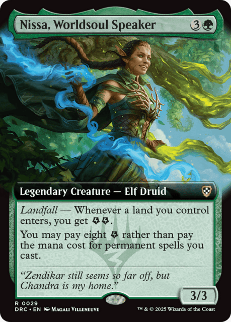 Nissa, Worldsoul Speaker (29) — Aetherdrift Commander