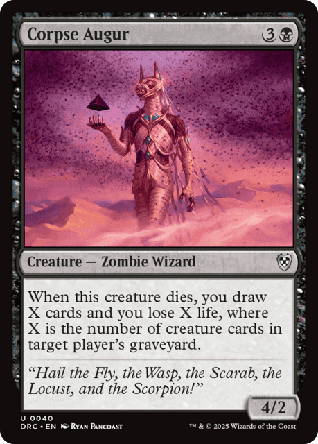 Corpse Augur (40) — Aetherdrift Commander