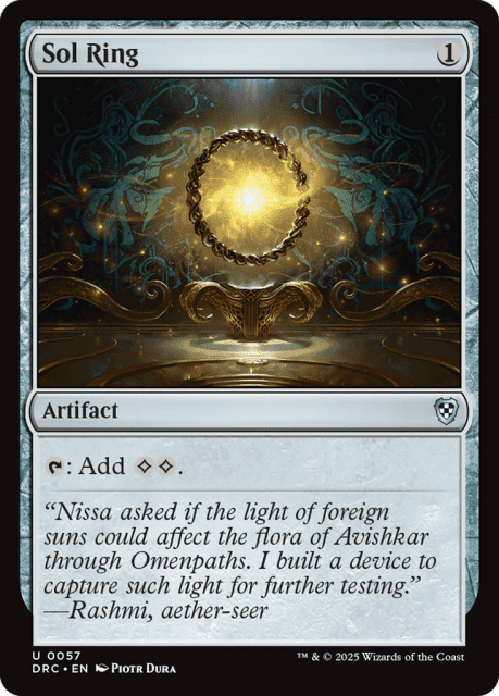 Sol Ring (57) — Aetherdrift Commander