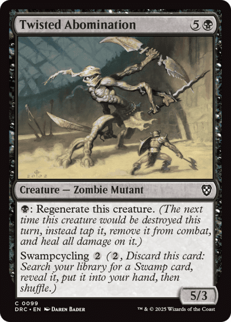 Twisted Abomination (99) — Aetherdrift Commander
