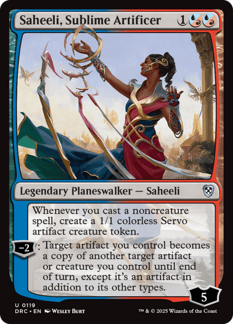 Saheeli, Sublime Artificer (119) — Aetherdrift Commander